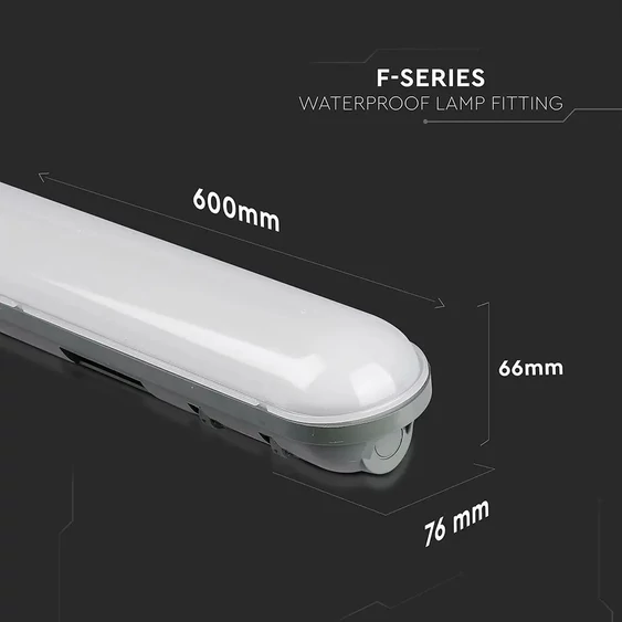 V-TAC LED lámpa 60cm 18W IP65 hideg fehér - SKU 6199
