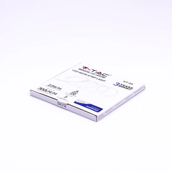 V-TAC LED neon szalag IP65 SMD 2835 chip 120 db/m hideg fehér - SKU 328
