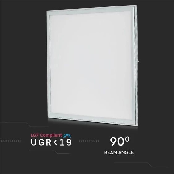 V-TAC LED panel hideg fehér UGR<19 45W 60 x 60cm - SKU 62196