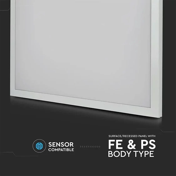 V-TAC LED panel természetes fehér 160 Lm/W 25W 60 x 60cm - SKU 6601