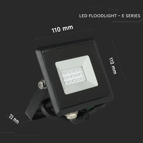 V-TAC LED reflektor 10W IP65 kék - SKU 5990