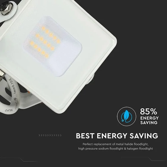 V-TAC LED reflektor 10W természetes fehér Samsung chip - SKU 428