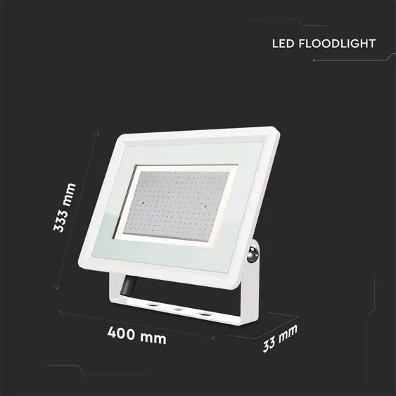 200W LED Floodlight SMD White Body 4000K