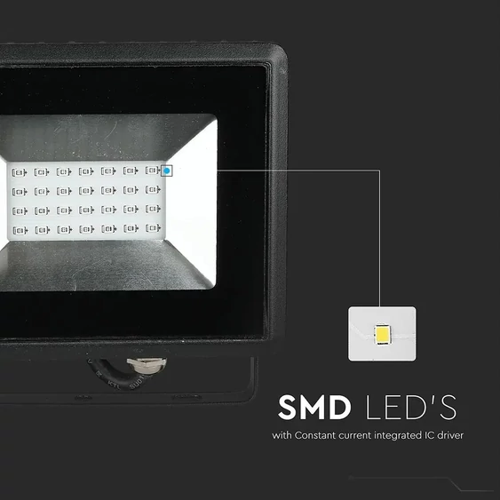 V-TAC LED reflektor 20W IP65 kék - SKU 5993