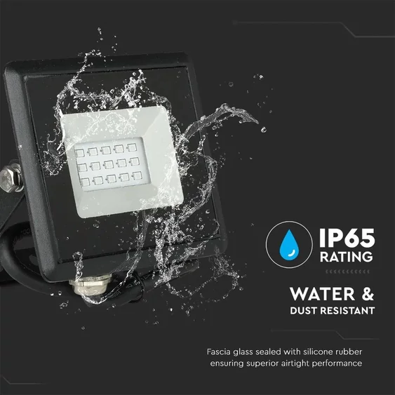 V-TAC LED reflektor 20W IP65 kék - SKU 5993
