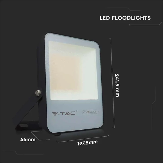 50W LED SAMSUNG CHIP G8 Black Body 6400K 185LM/W