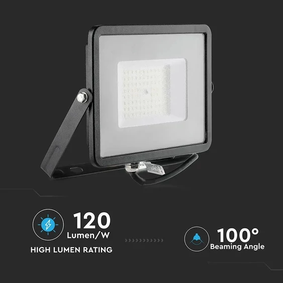 V-TAC LED reflektor 50W természetes fehér 120 Lm/W - SKU 760