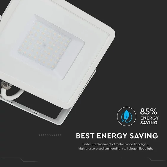V-TAC LED reflektor 50W természetes fehér Samsung chip - SKU 410