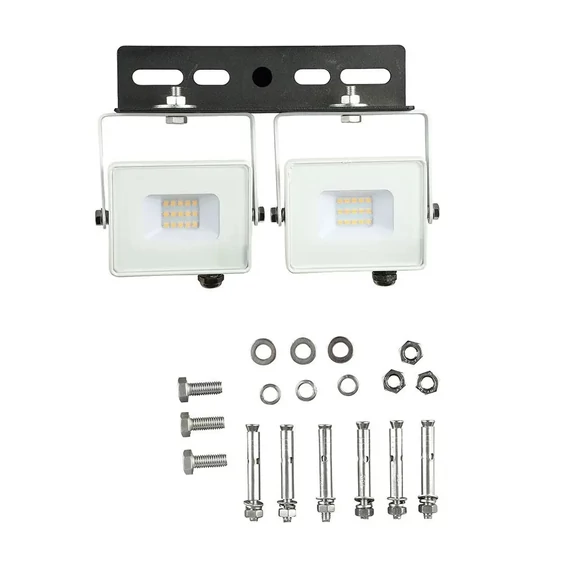 V-TAC LED reflektor tartó fekete konzol - SKU 3622