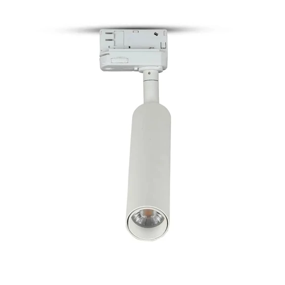 V-TAC LED sínes spotlámpa állítható 15W CRI>90 hideg fehér, fehér ház - SKU 358