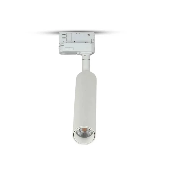 V-TAC LED sínes spotlámpa állítható 7W CRI>90 hideg fehér, fehér ház - SKU 352