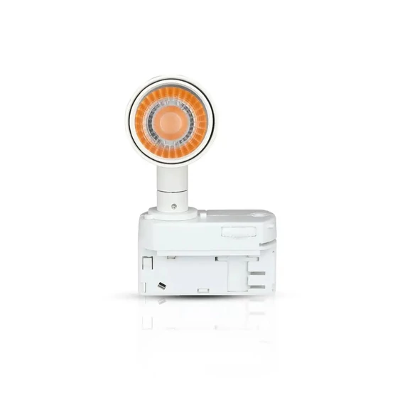 V-TAC LED sínes spotlámpa állítható 7W CRI>90 hideg fehér, fehér ház - SKU 352