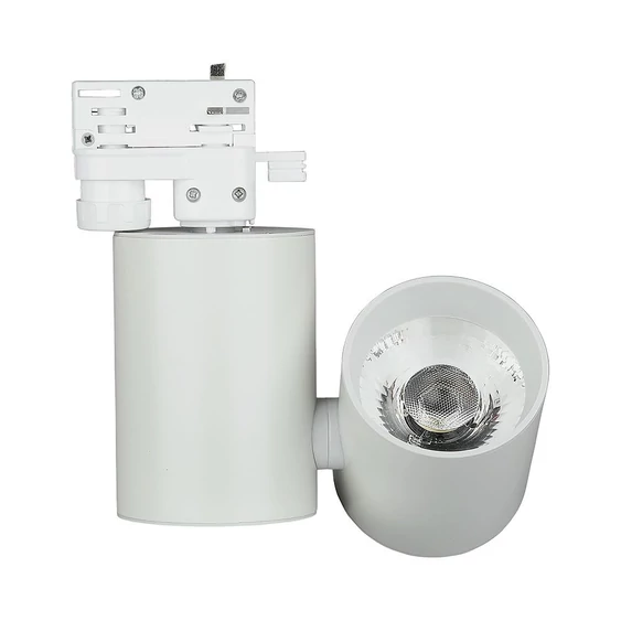 V-TAC LED sínes spotlámpa állítható CRI>95 15W meleg fehér, fehér házzal - SKU 1298