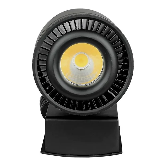 V-TAC LED sínes spotlámpa állítható CRI>95 45W napfény fehér, fekete házzal - SKU 1238