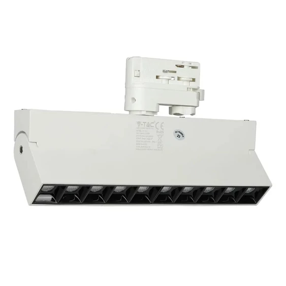 V-TAC LED sínes spotlámpa dönthető 25W CRI>90 UGR<19 meleg fehér - SKU 20009
