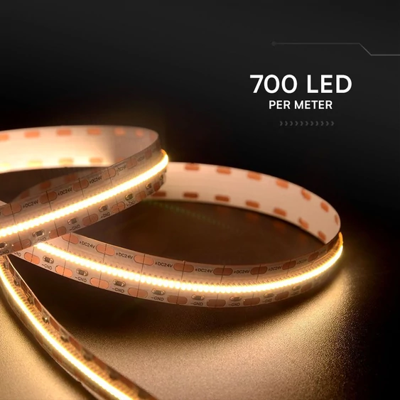 LED Strip  - 700 LEDS 24V  IP20 3000K CRI>95 150LM/W  Real Color Series