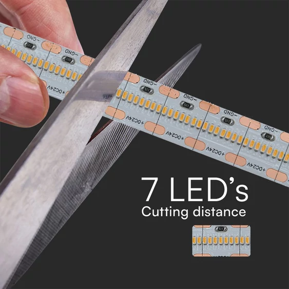 LED Strip  - 700 LEDS 24V  IP20 3000K CRI>95 150LM/W  Real Color Series
