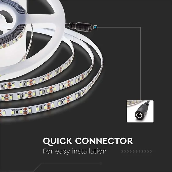 LED Strip SMD2835 - 126 LEDs 24V IP20 6400K  137LM/W