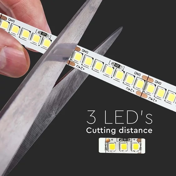 LED Strip SMD2835 - 238 LEDs 24V IP20 6400K  135LM/W