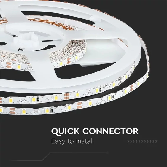 V-TAC LED szalag IP20 SMD 2835 chip 60 db/m meleg fehér - SKU 2559