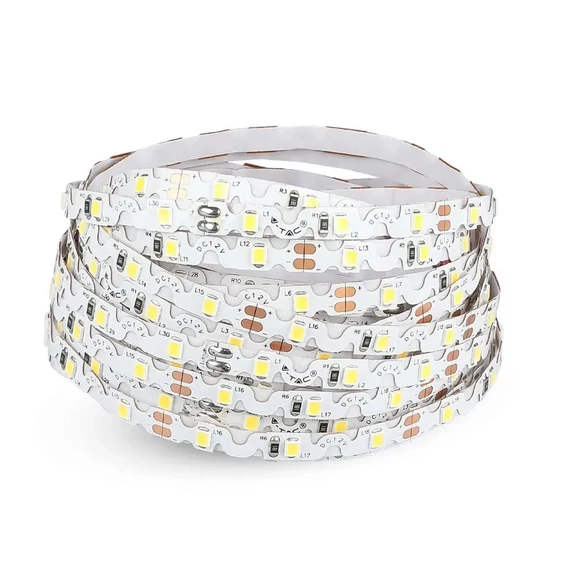V-TAC LED szalag IP20 SMD 2835 chip 60 db/m meleg fehér - SKU 2559