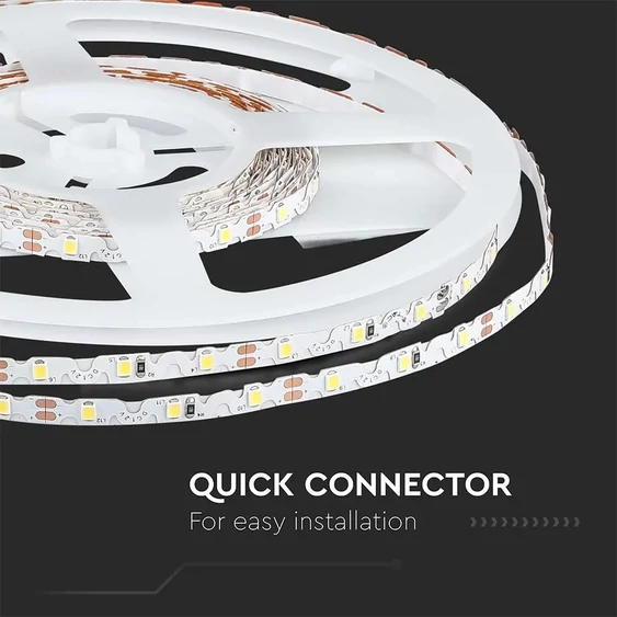 V-TAC LED szalag IP20 SMD 2835 chip 60 db/m természetes fehér - SKU 212560