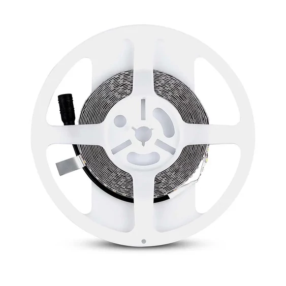 V-TAC LED szalag IP20 SMD 3528 chip 120 db/m természetes fehér, 100 Lm/W - SKU 212042