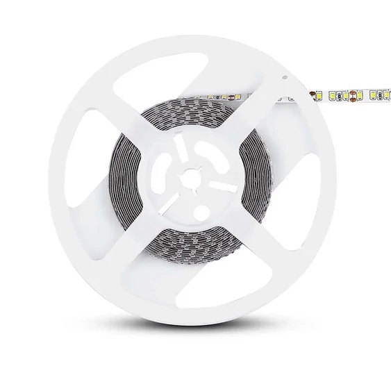V-TAC LED szalag IP20 SMD 3528 chip 120 db/m természetes fehér, 100 Lm/W - SKU 212042