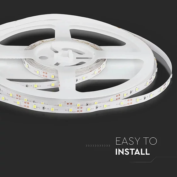 V-TAC LED szalag IP20 SMD 3528 chip 60 db/m meleg fehér - SKU 2016