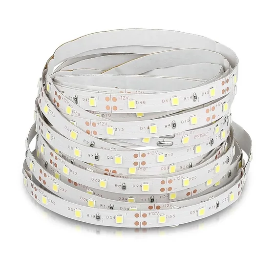 V-TAC LED szalag IP20 SMD 3528 chip 60 db/m meleg fehér - SKU 2016