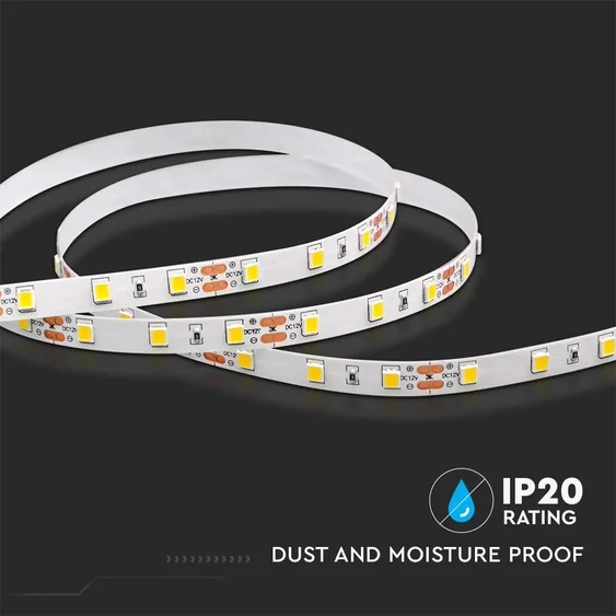 V-TAC LED szalag IP20 SMD 4040 chip 60 db/m meleg fehér - SKU 2931