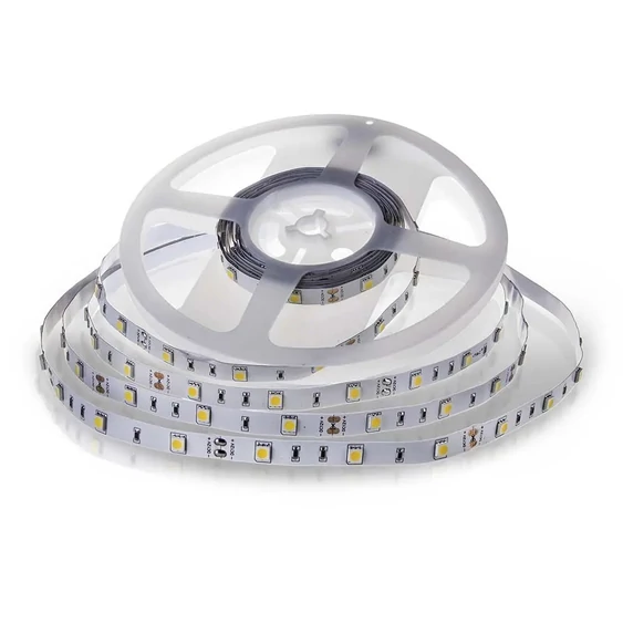 V-TAC LED szalag IP20 SMD 5050 chip 30 db/m hideg fehér - SKU 212133