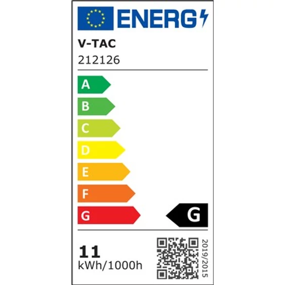 V-TAC LED szalag IP20 SMD 5050 chip 60 db/m hideg fehér - SKU 212126