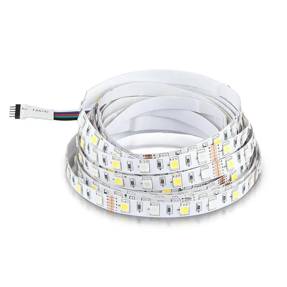V-TAC LED szalag IP20 SMD 5050 chip 60 db/m RGB + hideg fehér - SKU 212159