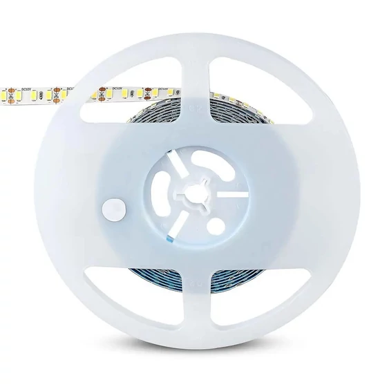 V-TAC LED szalag IP20 SMD 5730 chip 120 db/m hideg fehér, 100 Lm/W - SKU 212161