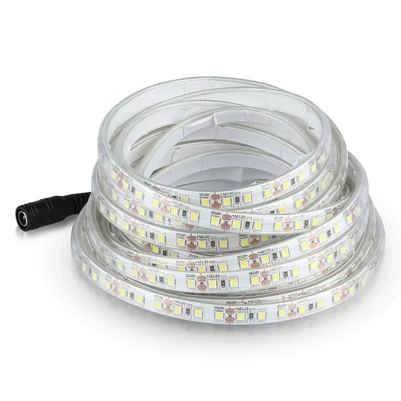 V-TAC LED szalag IP65 SMD 3528 chip 120 db/m hideg fehér - SKU 2037