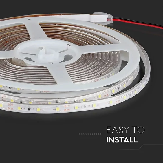 V-TAC LED szalag IP65 SMD 3528 chip 60 db/m természetes fehér - SKU 2043