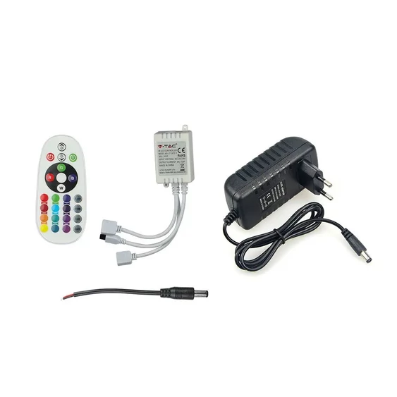 LED Strip RGB Set SMD5050 300LED 2x5M With Remote + Adaptor
