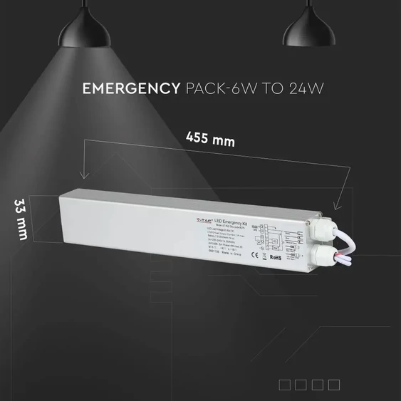 V-TAC LED vészvilágító készlet 24W - SKU 8275