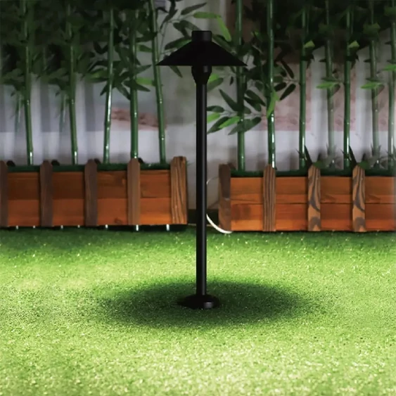 7W Led Garden Spike Light Black Body IP65 4000K