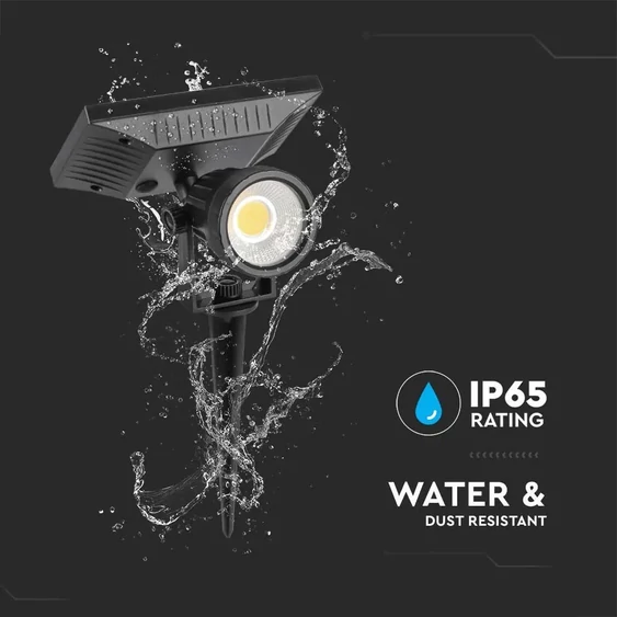 2W LED Solar Spike  IP65 3000K