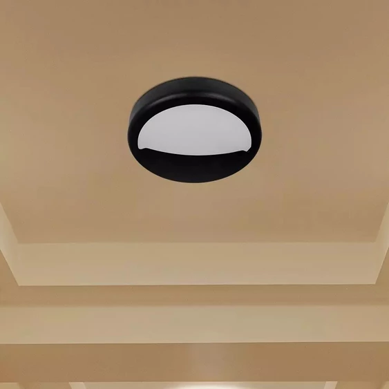 V-TAC mennyezeti 14W LED lámpatesthez való fekete karima fedővel (VT-14-hez) - SKU 11225