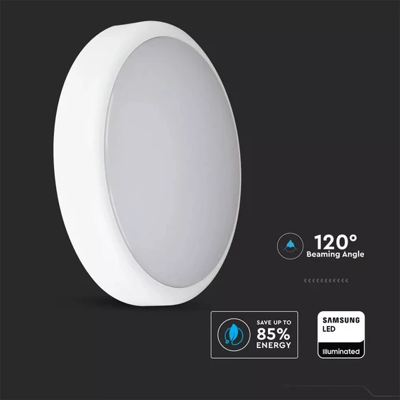 V-TAC mennyezeti 20W LED lámpatest, állítható színhőmérséklettel - SKU 20093