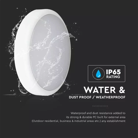 V-TAC mennyezeti 20W LED lámpatest, állítható színhőmérséklettel - SKU 20093