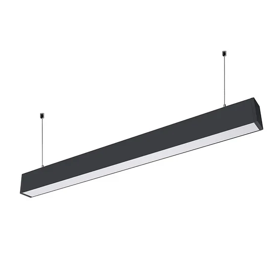 VT-7-60 60W LED LINEAR (UP-DOWN) SUSPENSION LIGHT SAMSUNG CHIP 4000K -BLACK BODY