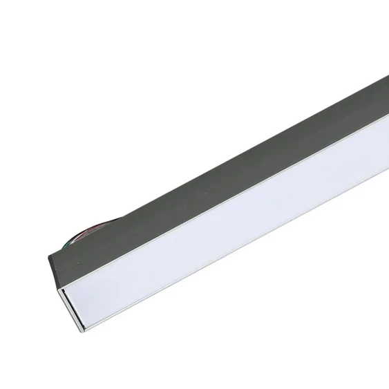 V-TAC ezüst mennyezetre függeszthető lineáris LED lámpa 120cm 40W hideg fehér - SKU 601