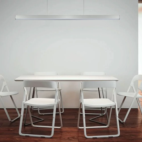 V-TAC ezüst mennyezetre függeszthető lineáris LED lámpa 120cm 40W hideg fehér - SKU 601