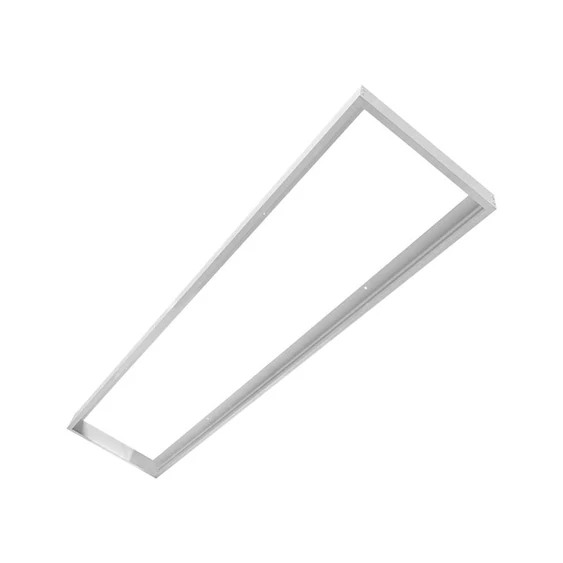 V-TAC mennyezetre szerelhető fehér DIY műanyag LED panel keret 120x30cm - SKU 6708