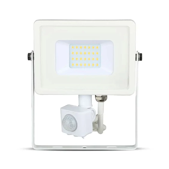 20W LED Sensor Floodlight SAMSUNG CHIP Cut-OFF Function White Body 6400K