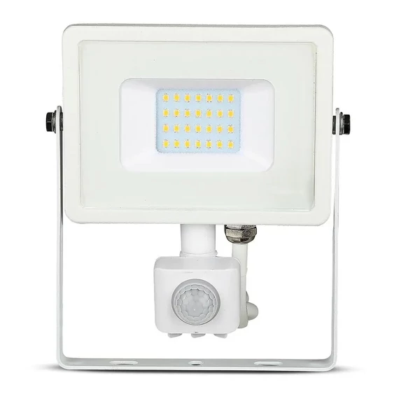 20W LED Sensor Floodlight SAMSUNG CHIP Cut-OFF Function White Body 3000K